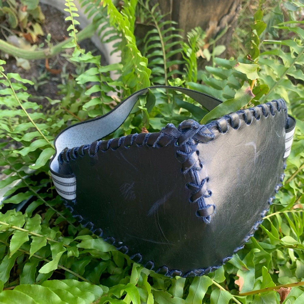 Leather face mask